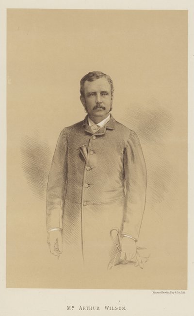M. Arthur Wilson (lithographie) - English School