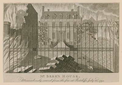 Maison de M. Bere, miraculeusement sauvée de l