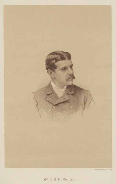 M. C B E Wright (lithographie) - English School