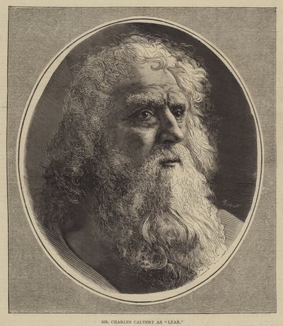 M. Charles Calvert en "Lear" - English School