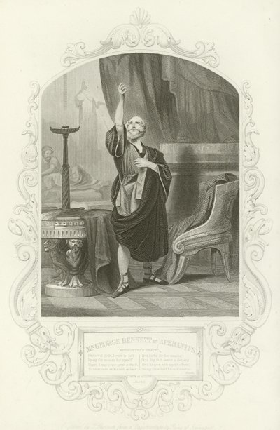 M. George Bennett comme Apemantus, la grâce d