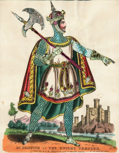 M. Griffith en Chevalier Templier dans La Jeune Fille de Juda - English School