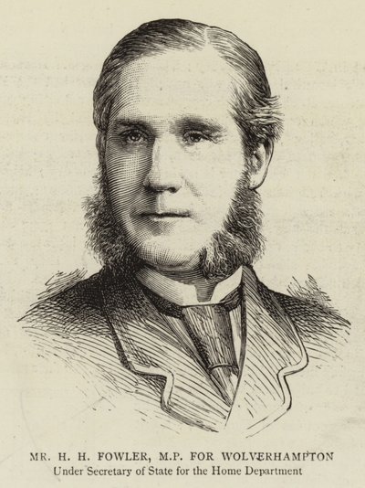 M. H H Fowler, député de Wolverhampton - English School