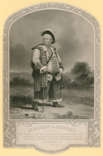 M. Hackett en Falstaff - English School