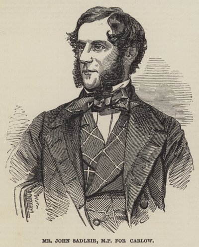 M. John Sadleir, député de Carlow - English School