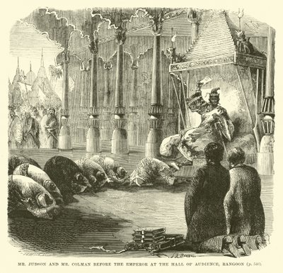 M. Judson et M. Colman devant l