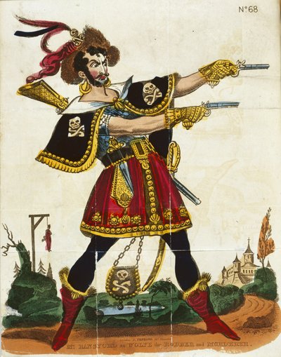 M. Ransford en Wolfe le voleur et meurtrier, frontispice de 
