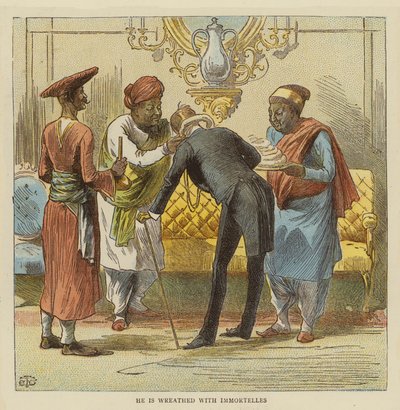 Le cortège de mariage de M. Row Bahawdur Ramchunder Gopaldas - English School