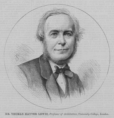 M. Thomas Hayter Lewis, professeur d