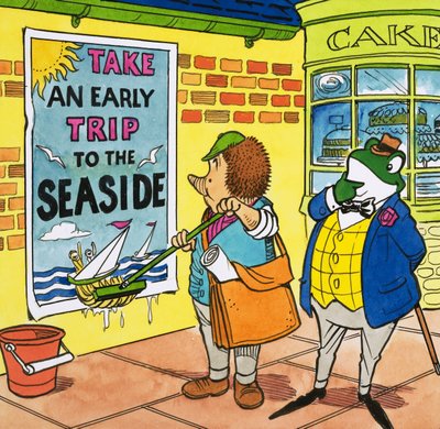 M. Toad contemplant des vacances au bord de la mer - English School