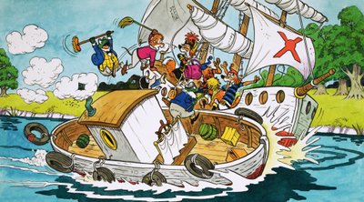 M. Toad en bateau - English School