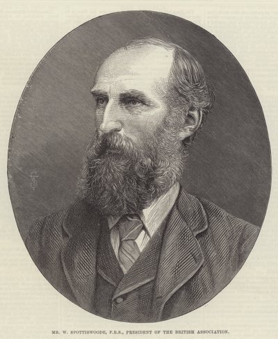 M. W Spottiswoode, FRS, président de l