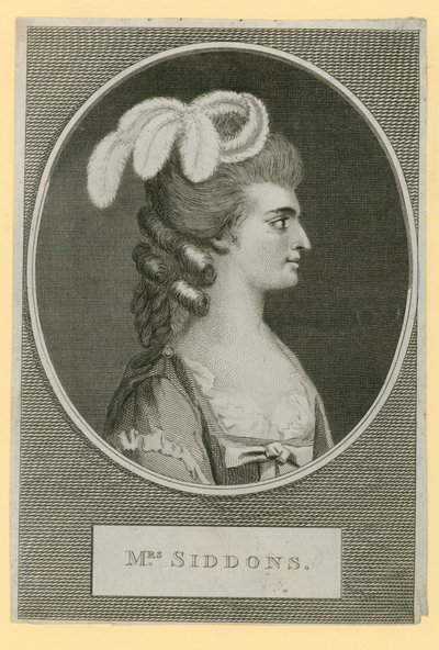 Mme Sarah Siddons, actrice - English School