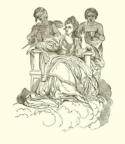 Mme Siddons en muse tragique - English School