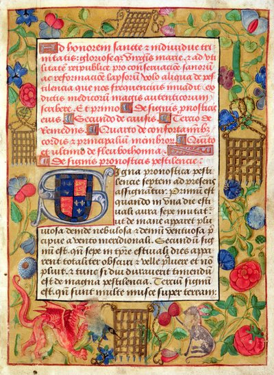 Ms 261 fol.1r Page d