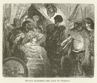 Mucius tente de tuer Porsenna - English School