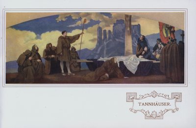 Murales dans le restaurant Peter Robinson : Tannhäuser - English School