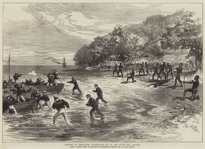 Meurtre du commodore Goodenough, RN, dans les îles de la mer du Sud - English School