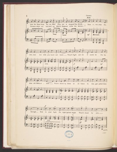 Partition de la chanson "We