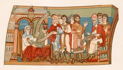 Nomination de Saint Jean Baptiste (lithographie couleur) - English School