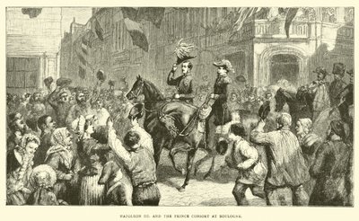 Napoléon III et le Prince Consort à Boulogne - English School