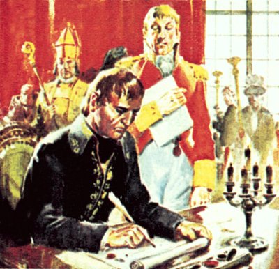 Napoléon vendant l
