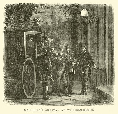 Arrivée de Napoléon à Wilhelmshöhe, septembre 1870 - English School