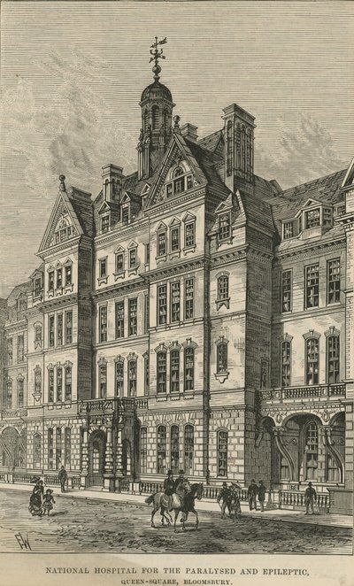 Hôpital National pour les Paralysés et Épileptiques, Queen Square, Bloomsbury - English School