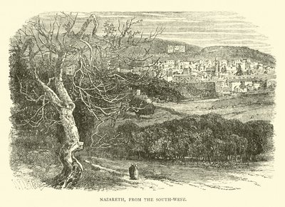 Nazareth, depuis le sud-ouest - English School
