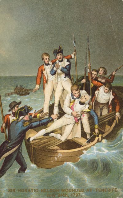Nelson blessé - English School