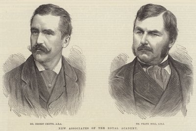 Nouveaux associés de la Royal Academy (gravure) - English School