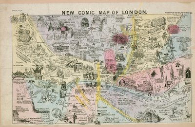 Nouvelle carte comique de Londres - English School