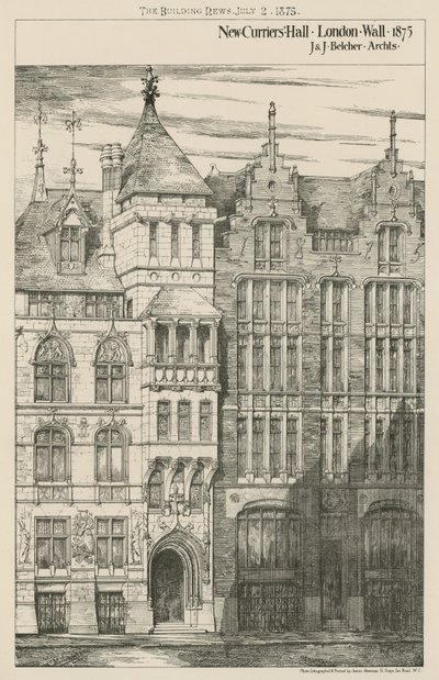 Nouvelle Curriers Hall, London Wall - English School