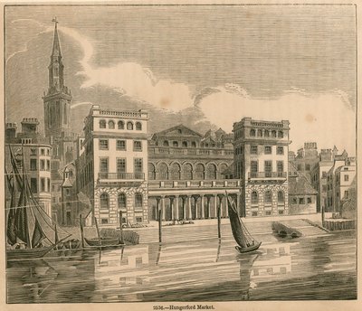 Nouveau marché de Hungerford, Londres - English School