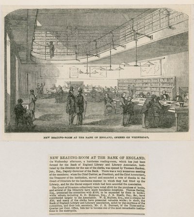 Nouvelle salle de lecture à la Banque d