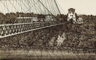 Nouveau pont suspendu - English School