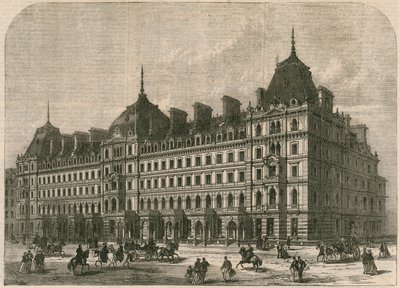 Nouveaux bâtiments de Grosvenor Place, Londres - English School