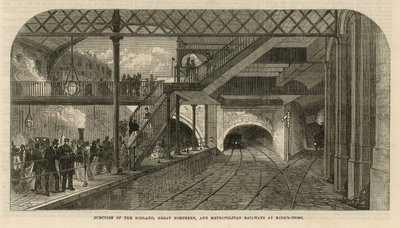 Nouveaux travaux sur le Chemin de Fer Métropolitain - English School