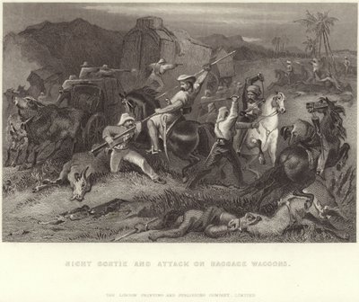Sortie nocturne et attaque sur les chariots de bagages - English School