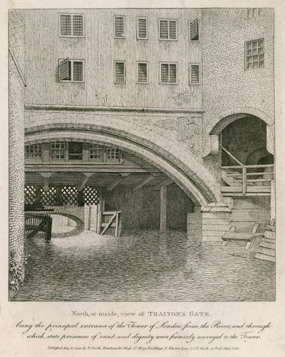 Vue intérieure de la porte des traîtres - English School