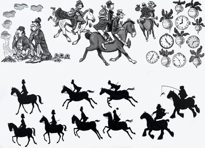 Illustration de comptine - English School