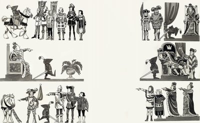 Illustration de comptine - English School