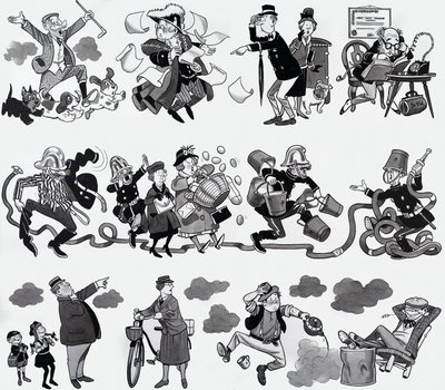 Illustration de comptine - English School