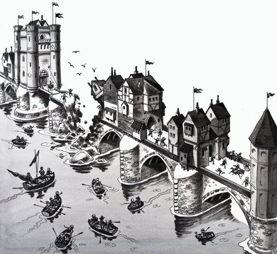 Illustration de comptine : London Bridge s
