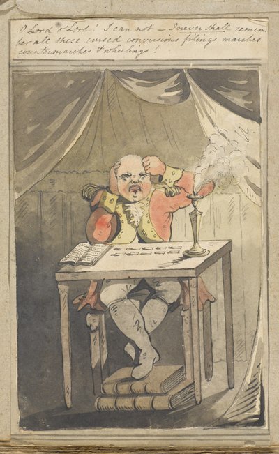 Ô Seigneur, Ô Seigneur ! Je ne peux pas - Je ne me souviendrai jamais de toutes ces maudites conversions, classements, marches, contre-marches et rotations ! 1796 - English School