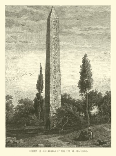 Obélisque du Temple du Soleil à Héliopolis - English School