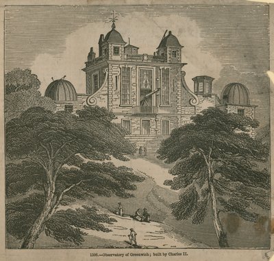 Observatoire à Greenwich, Londres, construit par Charles II - English School