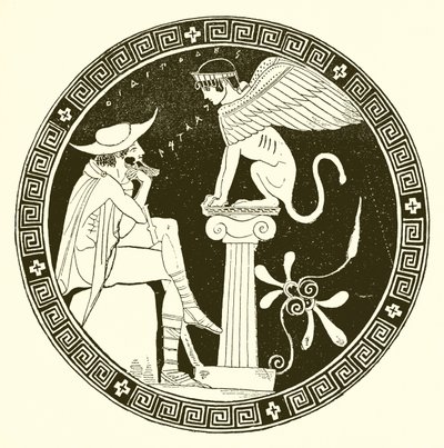 Œdipe et le Sphinx - English School