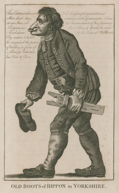 Vieux Bottes de Rippon dans le Yorkshire - English School