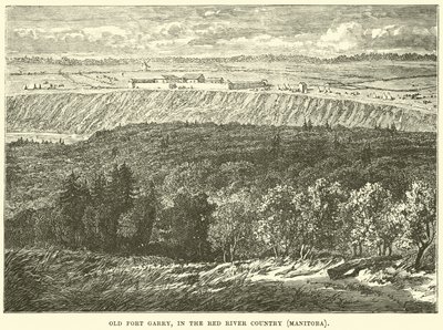 Vieux Fort Garry, dans le pays de la rivière Rouge, Manitoba - English School